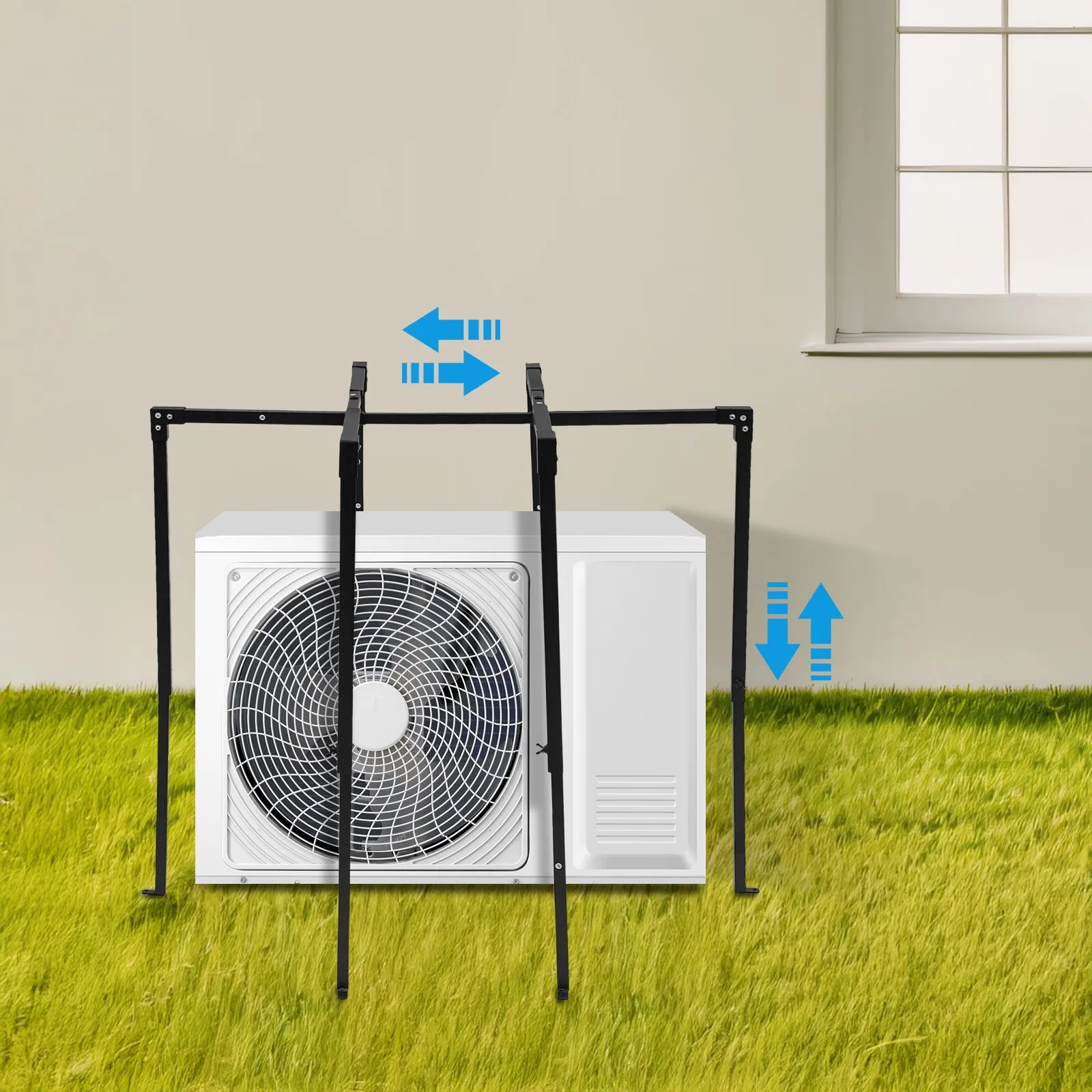 

Регулируемая защитная клетка для наружных блоков кондиционеров, предотвращающая кражи, прочная стальная конструкция, элегантный дизайн