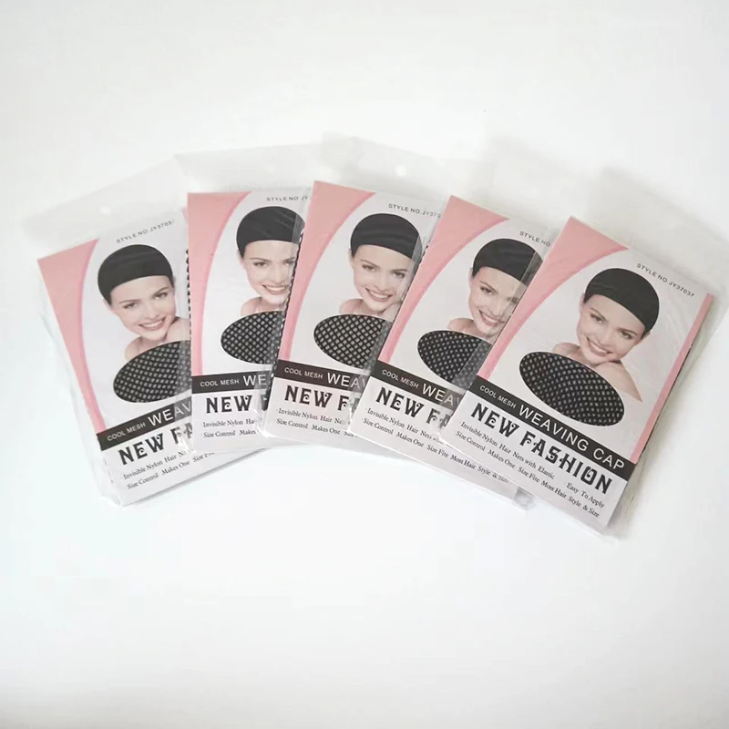 

20pcs/set Black Hair Net Elastic Band for Wigs Stretch Open Ended Fishnet Wig Net Breathable Wig Cap for Wig Accessories