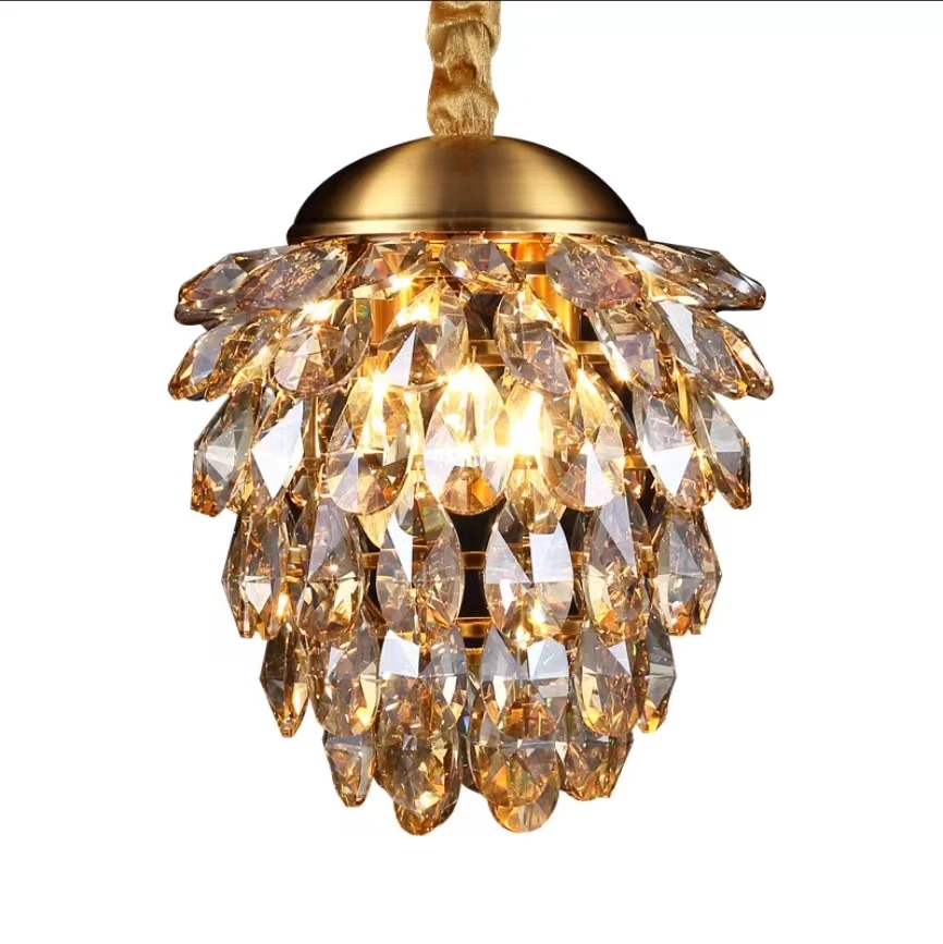 Crystal Chandelier Modern Pendant Luxury K9 Crystal Chandelier Light For Living Room Dining Table