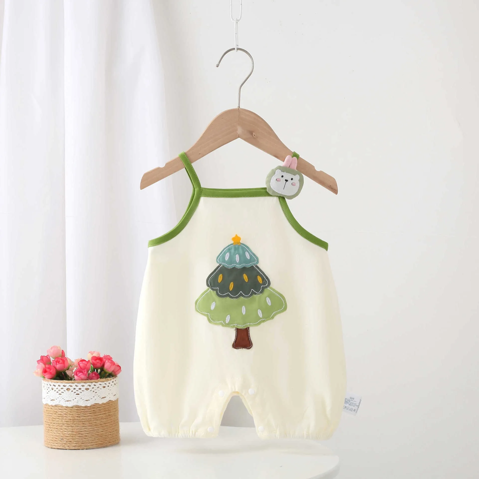 New Infants and Young Children in Summer Simple Comfortable Cute Outdoor Climbing Clothes Rompers Kids