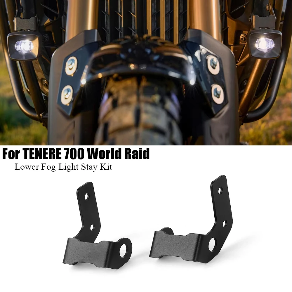 

Motorcycle Lower Fog Lamp Spotlight Bracket Auxiliary Light Bar For Yamaha Tenere TENERE 700 World Raid Tenere700 WORLD RAID