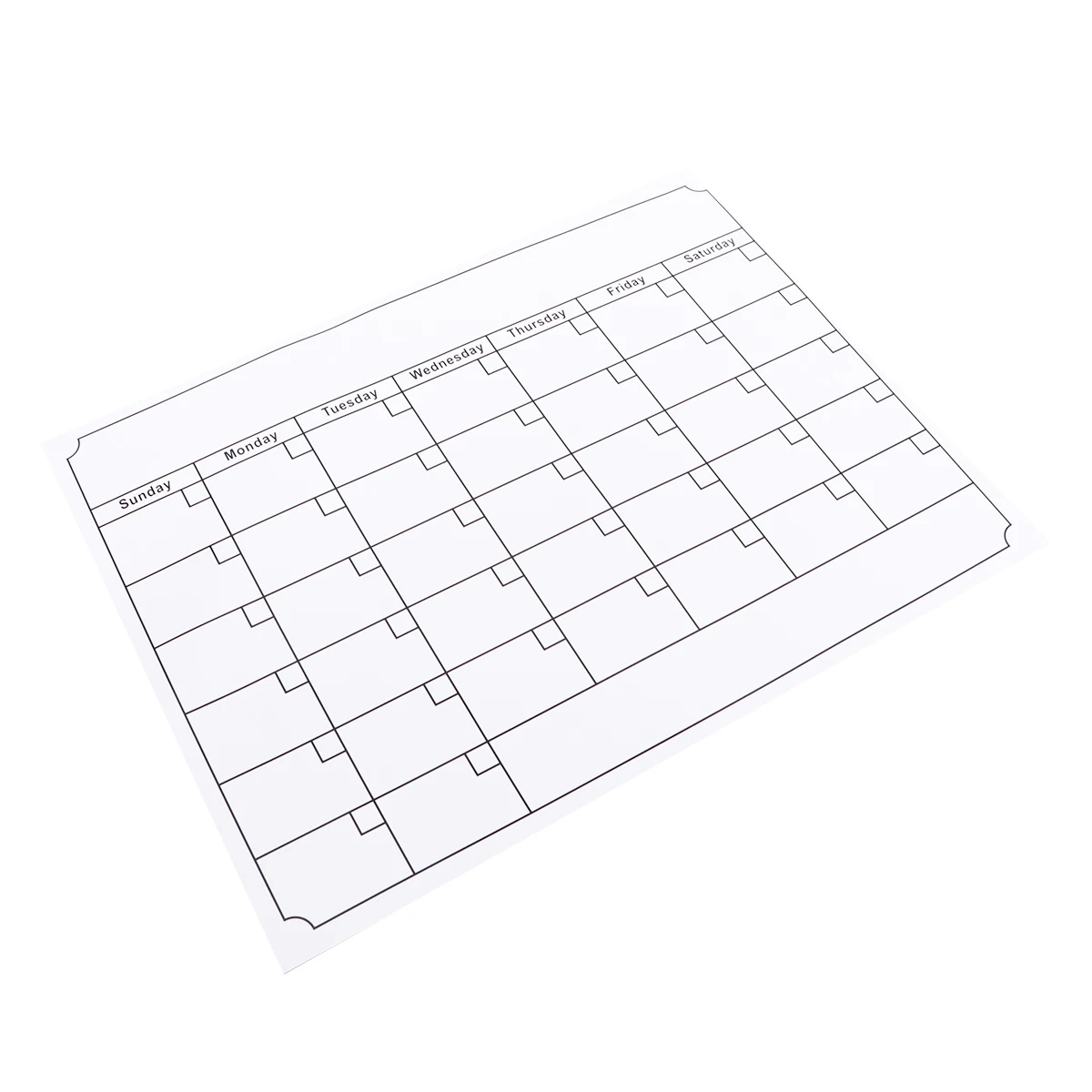 

Magnetic Whiteboard Weekly Plan Dry Erase Rewritable Memo Flexible Refrigerator Fridge