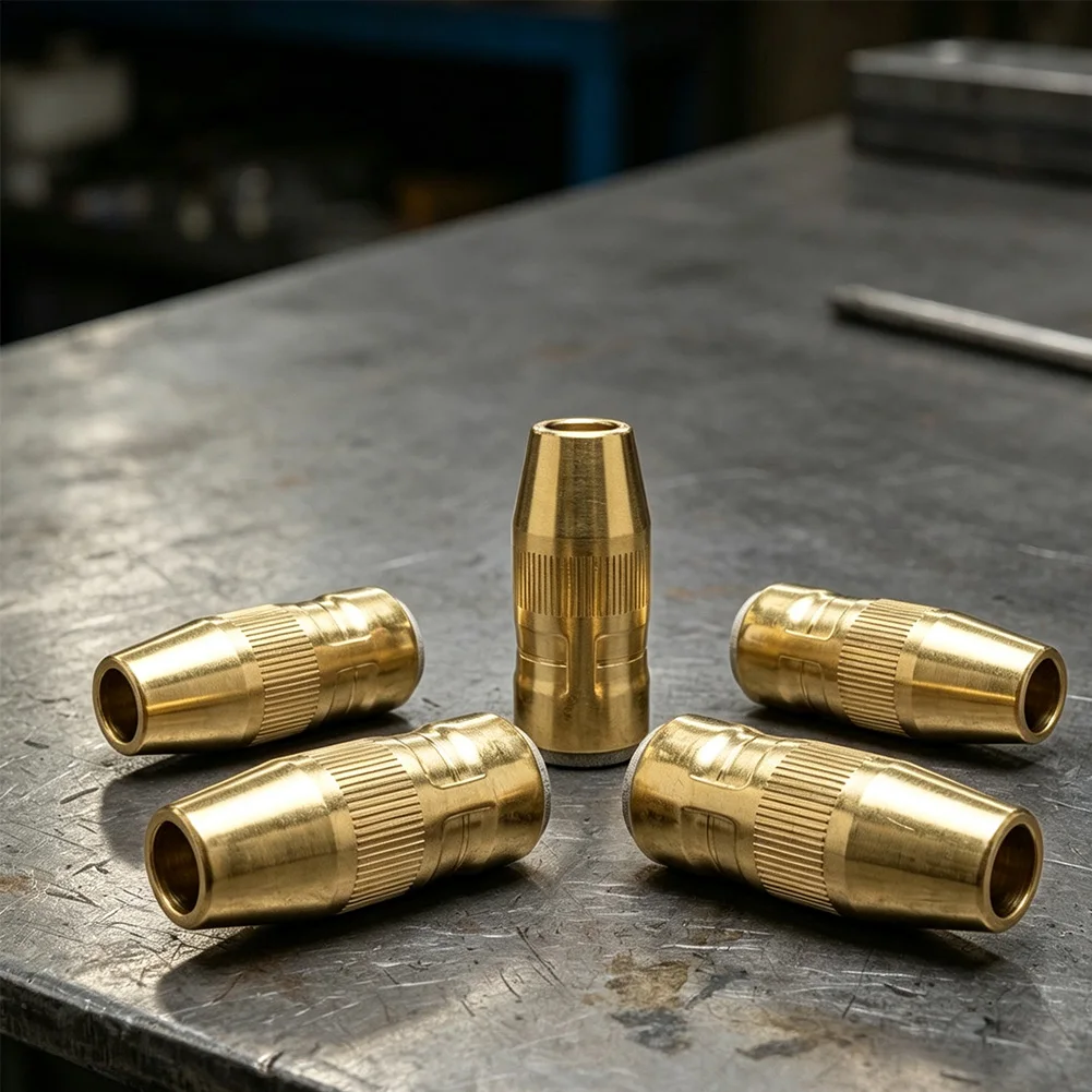 5 pack For Bernard NS1218B welding nozzle for slim for centerfire 12 inch 18 inch recessed brass tips fit For Bernard gas