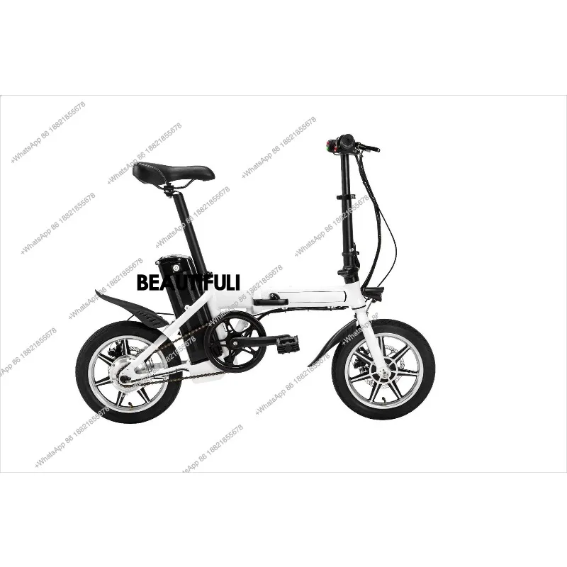 Driver's Representative  Folding Electric Bicycle Adult Portable Commuting Two Wheeled Electric Scooter Electric Dirt Bike