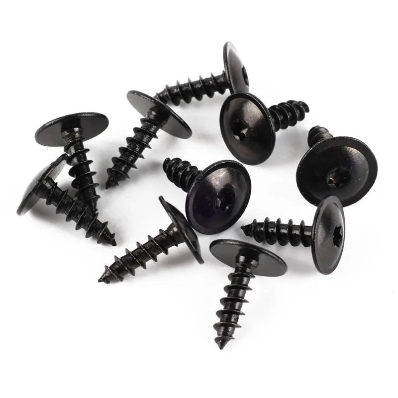 10-100PCS Car Nylon Rivets Door Panel Nails Clips Fastener Tapping Screws for VW Polo Golf 4 5 6 7 Beetle MK3/4/5/6 Bora Passat