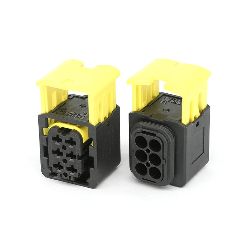 1-1418437-1 موصل جديلة أسلاك الطاقة الجديدة قابس مقاوم للماء 6 فتحات موصل سالب غمد الختم