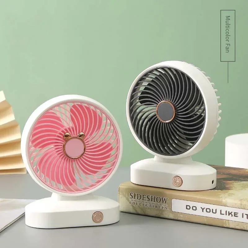 Cooling Fans USB Charging Powerful Rechargeable Portable Student For Home Office  Outdoor Electric Small Desktop Fan