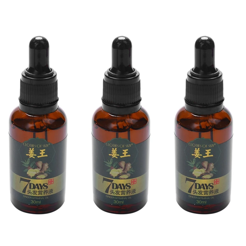 

X17A 2025 NEW-3X CLOTHES Of SKIN Hair Growth Essential Oils Ginger Germinal Oil Fast Hair Growth Anti-Hair Loss Alopecia