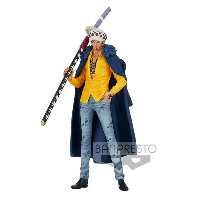 In Stock Bandai BANPRESTO DXF The Grandline Men ONE PIECE Trafalgar Law Animation Action Figure Toy Gift Model Collection Hobby