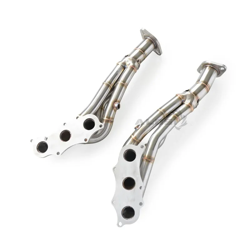 Выпускной коллектор SUS304 для двигателей 4GR FSE 2.5L и 3GR 3.0L для Toyota Mark X GRX120 GRX130 2006-2016, труба для гоночного звука выхлопа