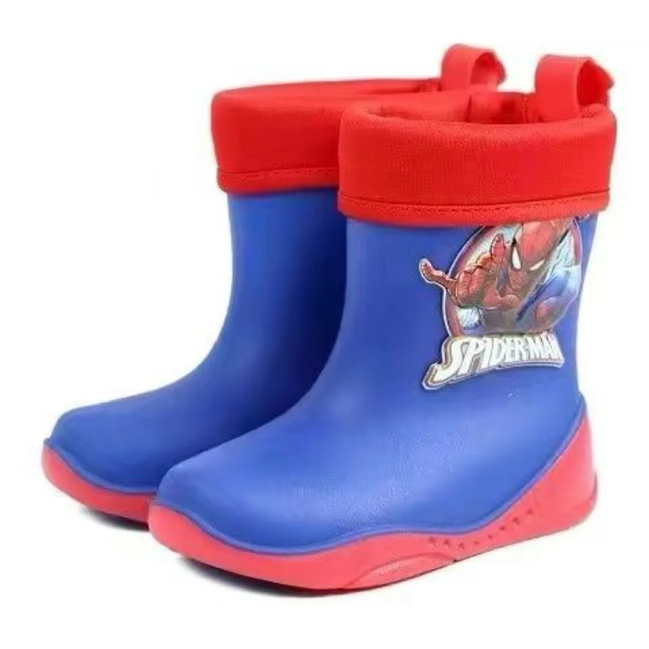 

Disney girls Spider-Man Captain America Rain Boots Children's Princess Water Shoes
