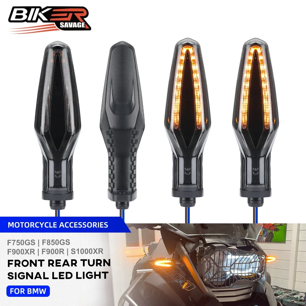 

Front/Rear LED Turn Signal Light For BMW F750GS F850GS F900R F900XR S1000R S1000RR S1000XR Motorcycle Indicator Flashing Lamp