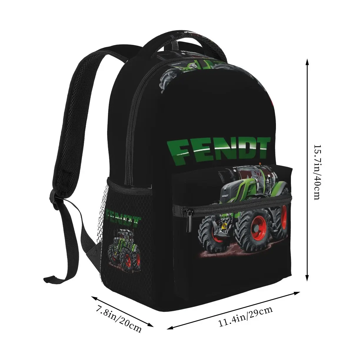 Fendt German Tractors Backpack Student Boys Girls BookBag Children School Bag Laptop Shoulder Bags for Men Women