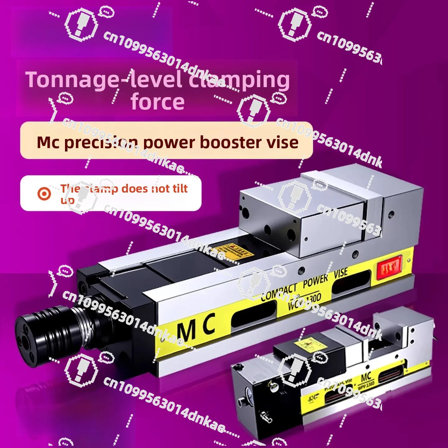 Double Force Pressurized Vise Precision Hydraulic Flat-mouth Vise CNC Machining Center Mechanical Pneumatic Hydraulic Vise