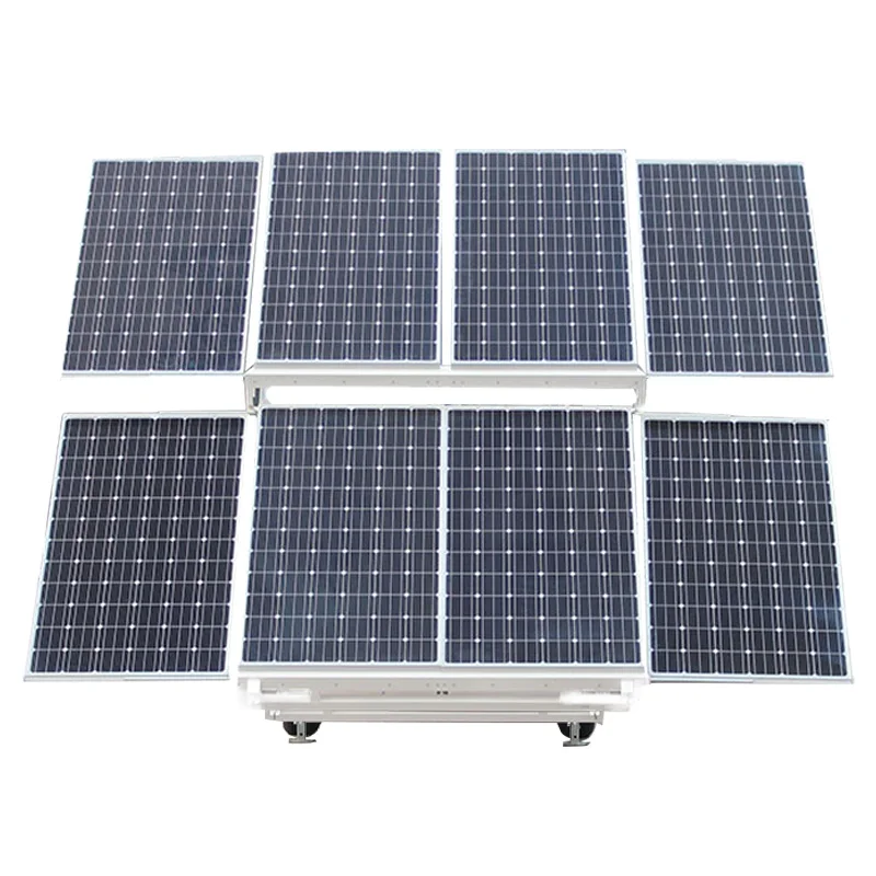 Trade Assurance Solar Mobile Light Tower Solar Security Light Tower
