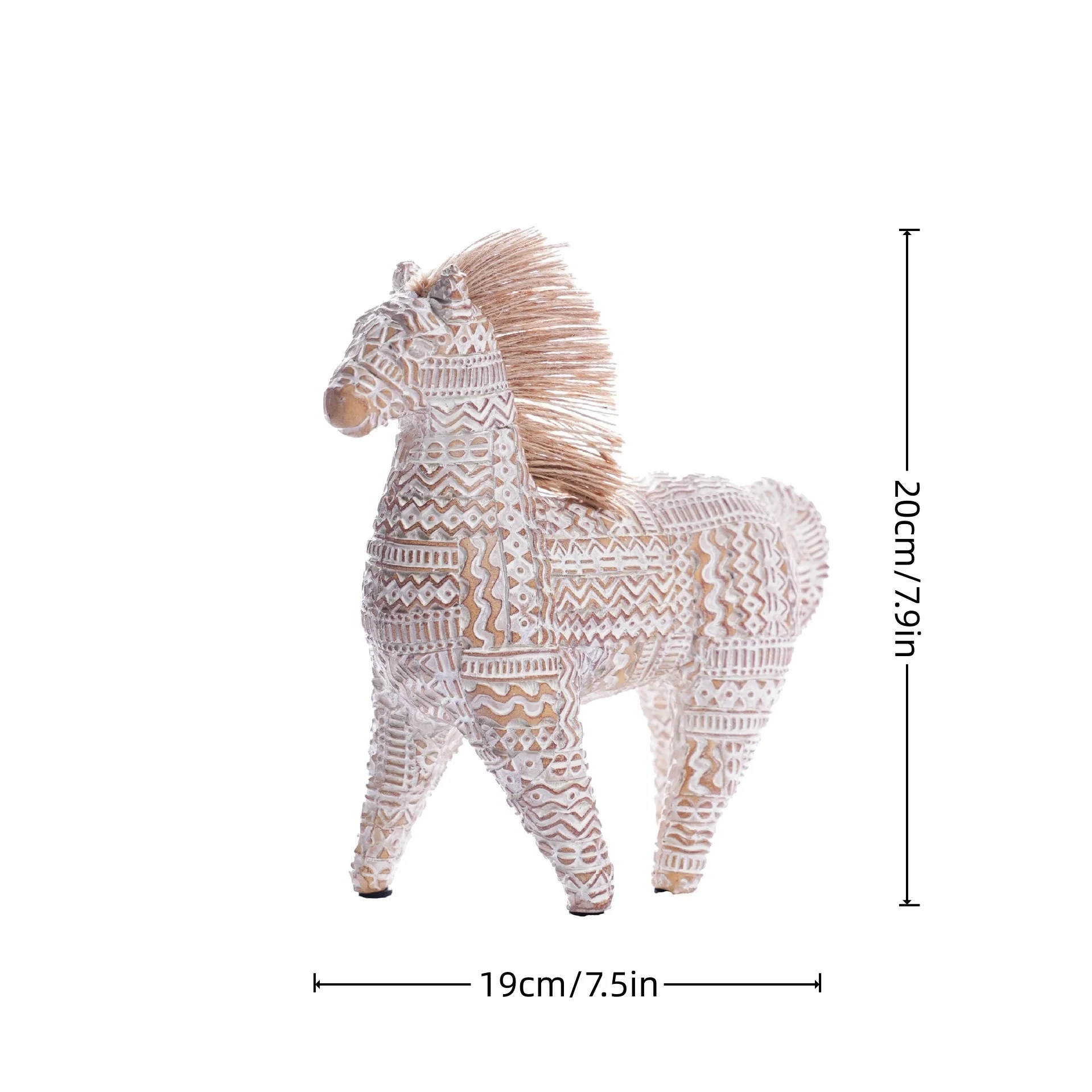 Modern Minimalist Pony Desktop Ornament Art Handicraft Home Office Study Room Interior Decoration Home Decoration Accessories