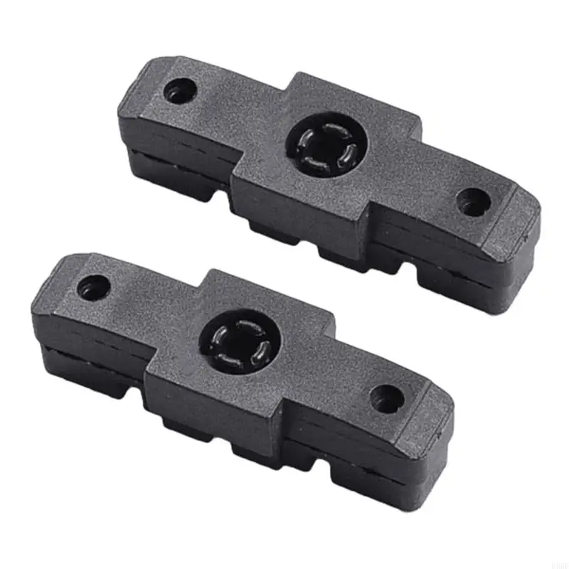 

F68F 2 Pcs Black Bike Brake Pads Shoe Bicycles V-brake Shoes Pads Brake Blocks Mountain Bike Brake Easy Installation