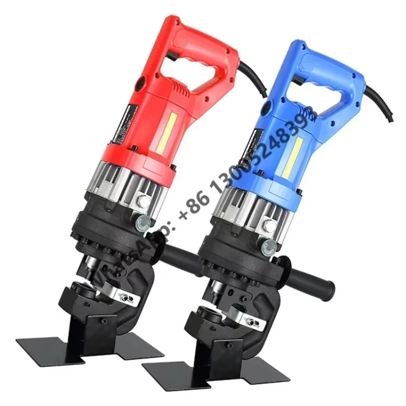 220V-230V 50HZ/60HZ 1200W 1500W 10T Small Portable Punching Hole Machine Handheld Electric Angle Steel Cutting Machine with Mold
