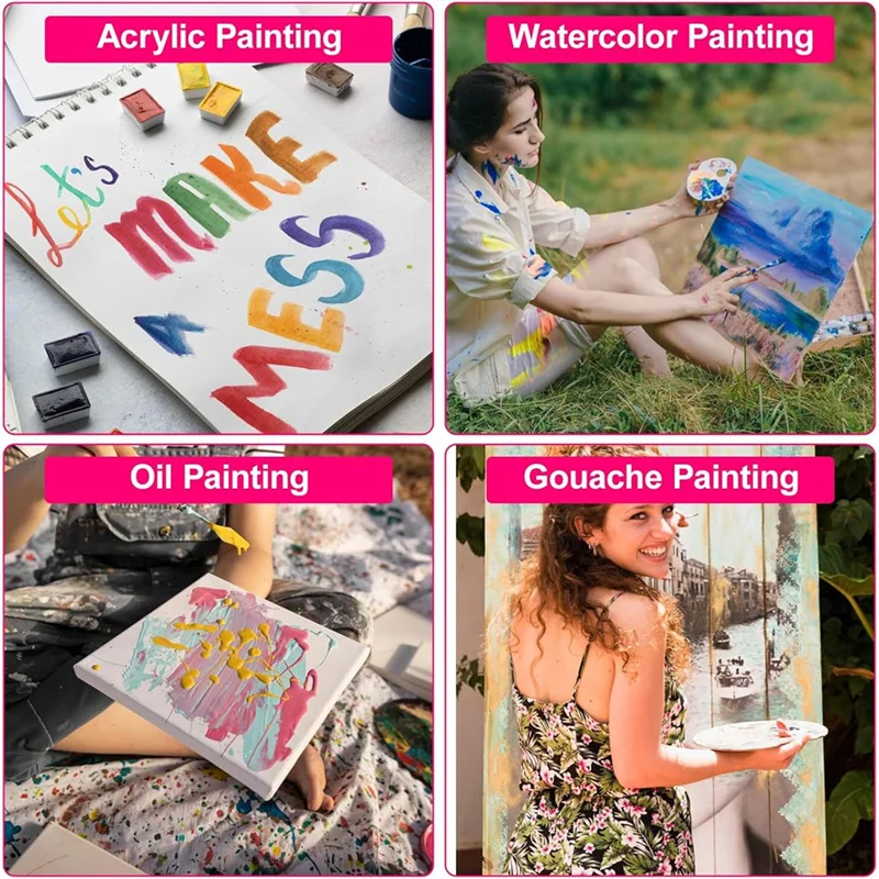 AT82-30Pcs فرش تفاصيل، فرش طلاء ذات أطراف رفيعة حسب الأرقام، 3 مقاسات 0 00 00، لوحة يدوية نموذجية #2