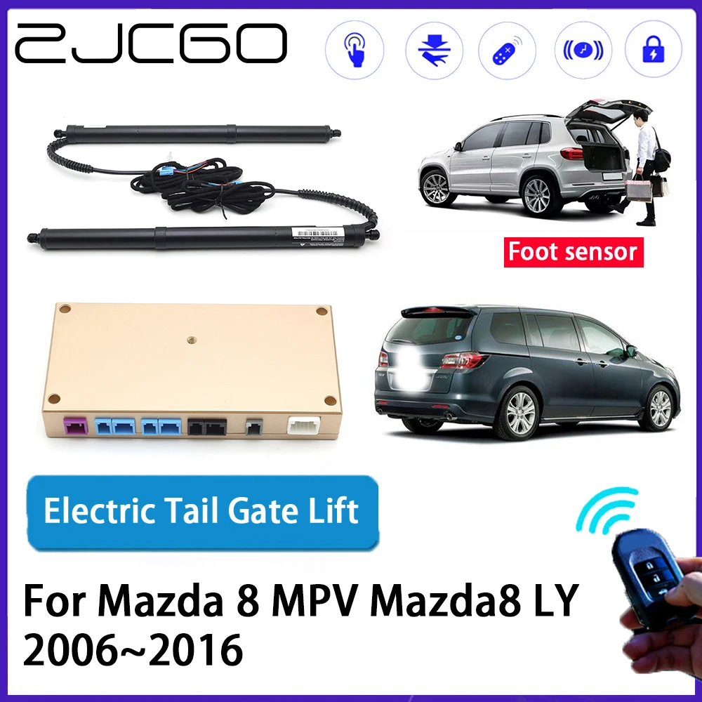 

ZJCGO Car Auto Trunk intelligent Electric Tail Gate Lift Automatic Tailgate Opener for Mazda 8 MPV Mazda8 LY 2006~2016