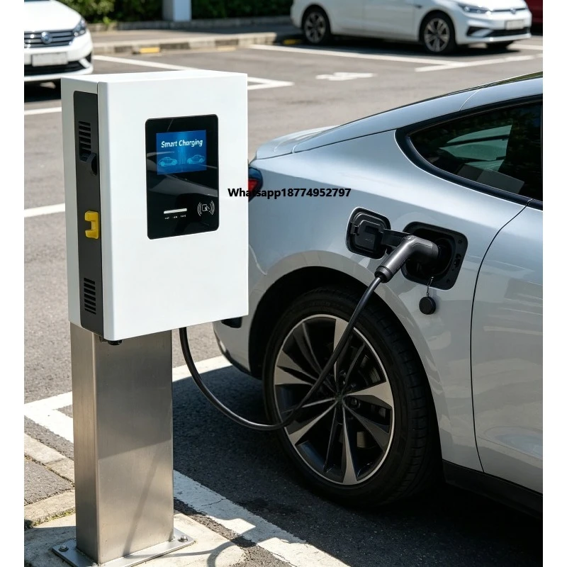 High Power 40kW Wall DC EV Charger IP54 Waterproof Multi Protection Commercial Parking Charging Pile