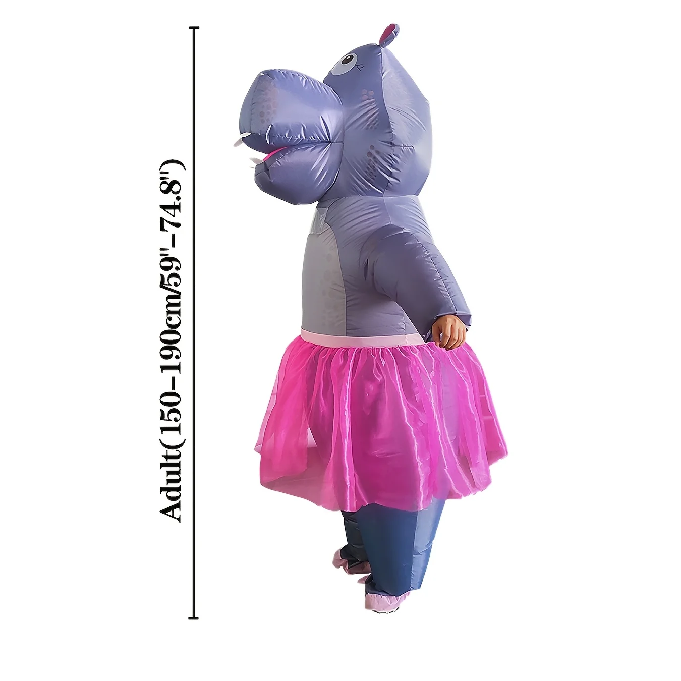 

Надувной костюм бегемота Shaqun для карнавала, фестивалей и ролевых игр