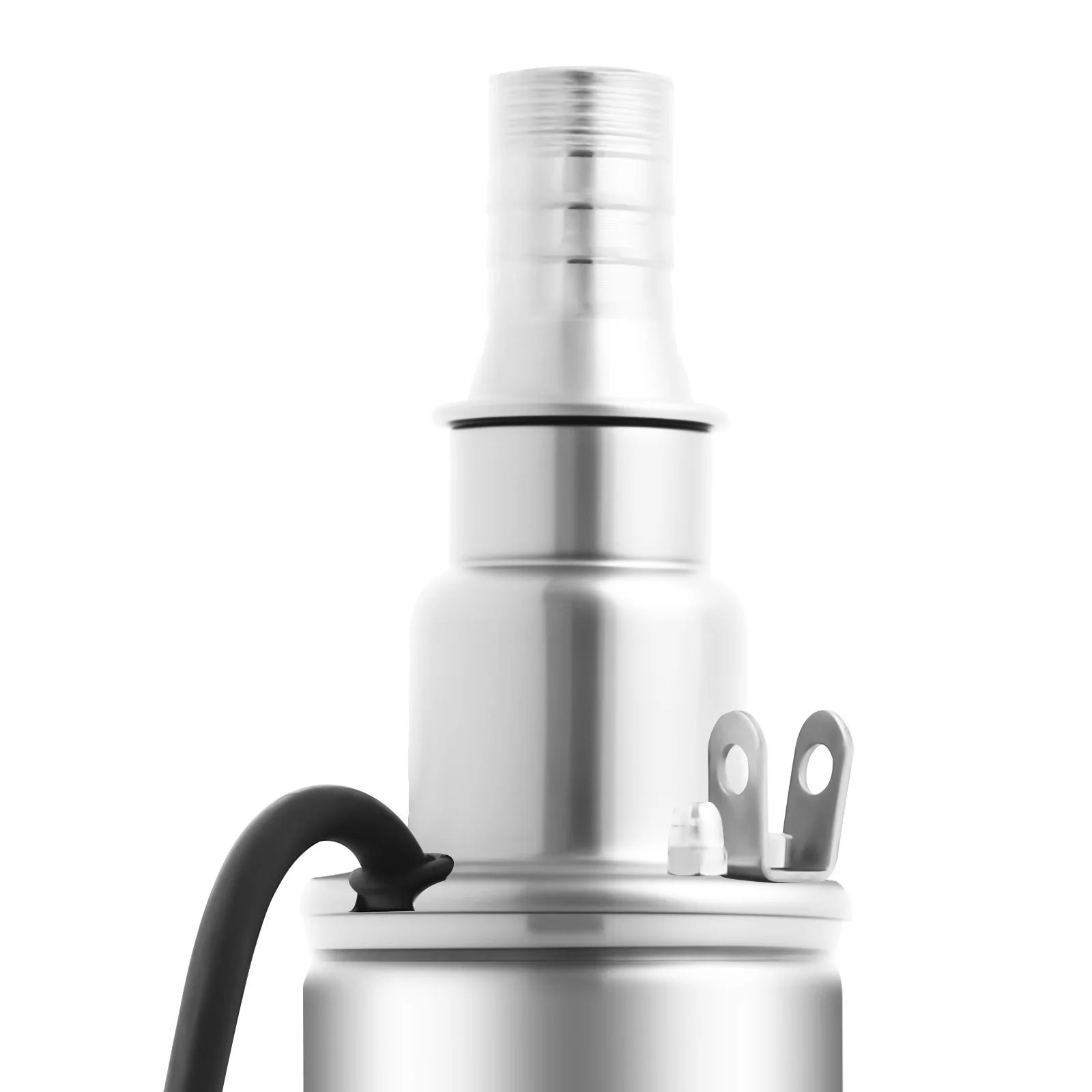 Bomba sumergible solar de acero inoxidable de 12 V y 180 W: flujo de 1,2 m3/H, elevación de 98,43 pies, resistente al agua IP68, cable de 17 m para jardines/fazens