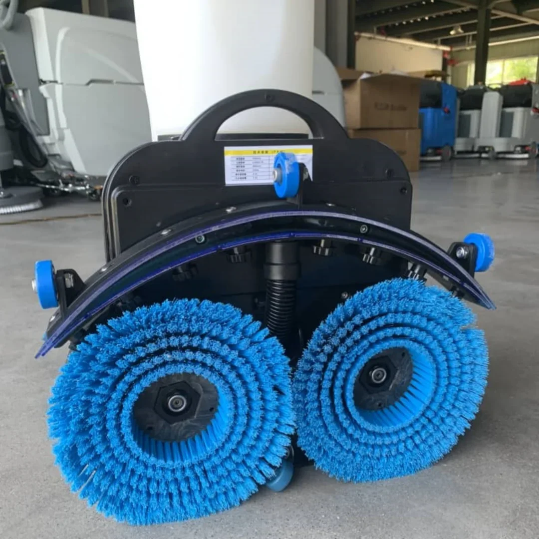Mini Wet Floor Scrubber, Compact Commercial Floor Cleaning Machine，Cleaning width 430 mm