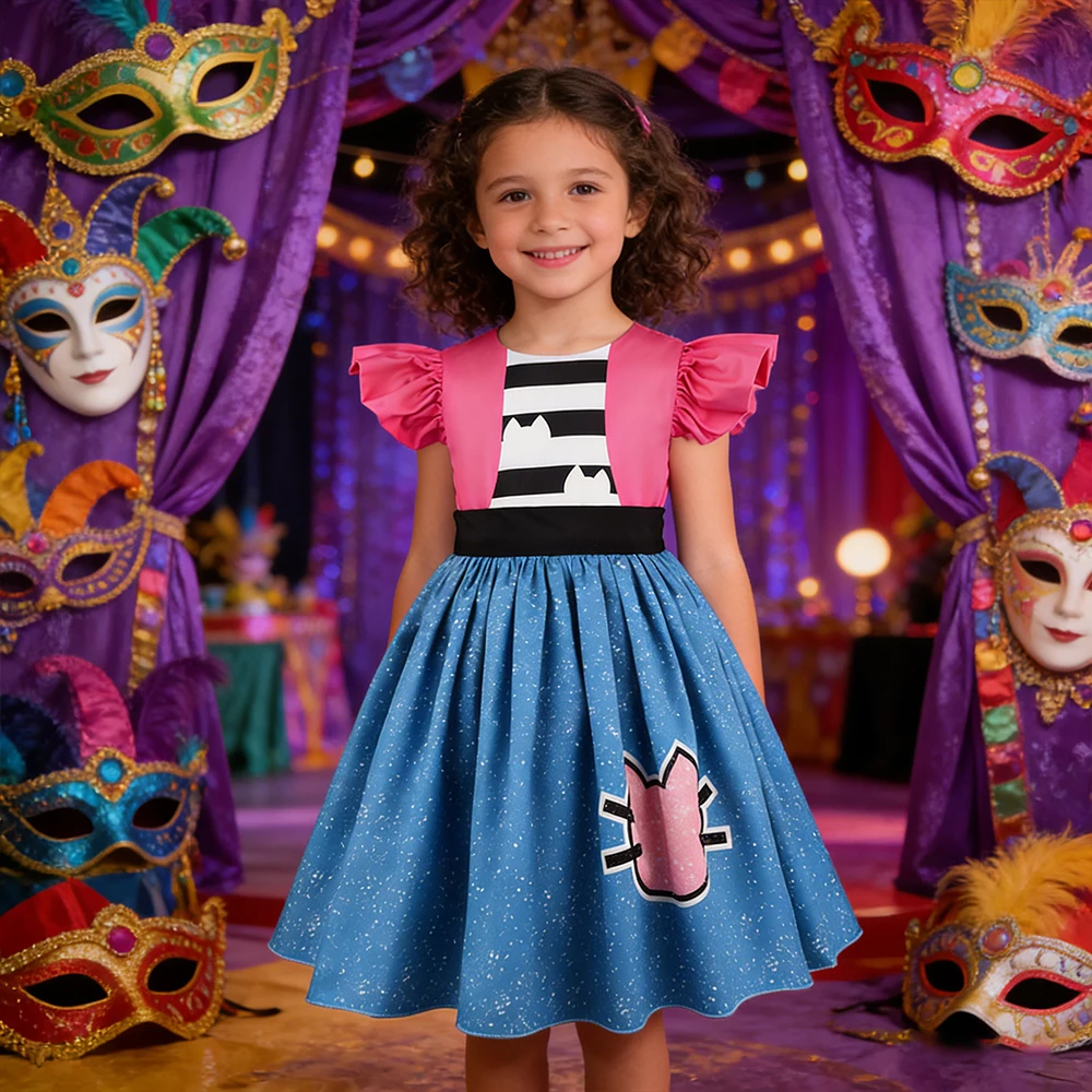 Baby Mädchen Kleidung Cosplay Kostüme Prinzessin Karnevalskostüm für Kinder Geburtstagskleid Oster-Outfits