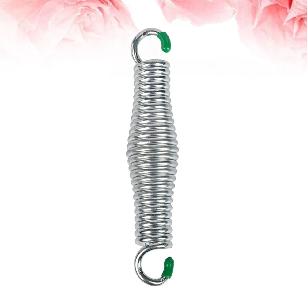 

250Kg Hammock Spring Extension With Rotating Hook For Hanging Chair Porch Swing Sandbag Outdoor Indoor Use Silver Pcs