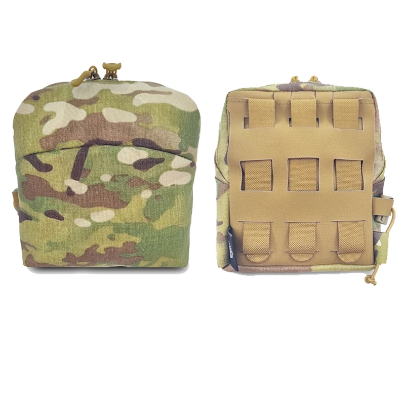 

Airsoft GP Pouch Tactical EDC 6x5 Inch Small Zipper Molle Pouch Outdoor Multi Functional Utility Storage Sundries Waist Bag Gear