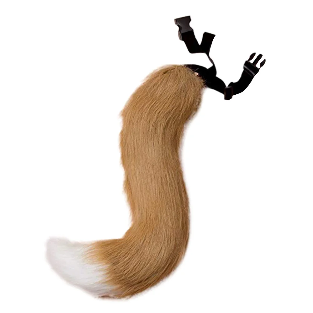 1pc Adjustable Tail Strap For Halloween Party Adjustable Tail Cosplay Costume Animal Dress Up Prop