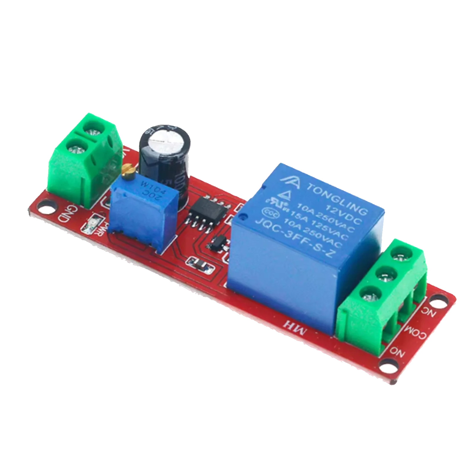 5PCS 12V Delay relay shield NE555 Timer Control Switch Adjustable Module 0~10 seconds Module Adjustable Timer Switch