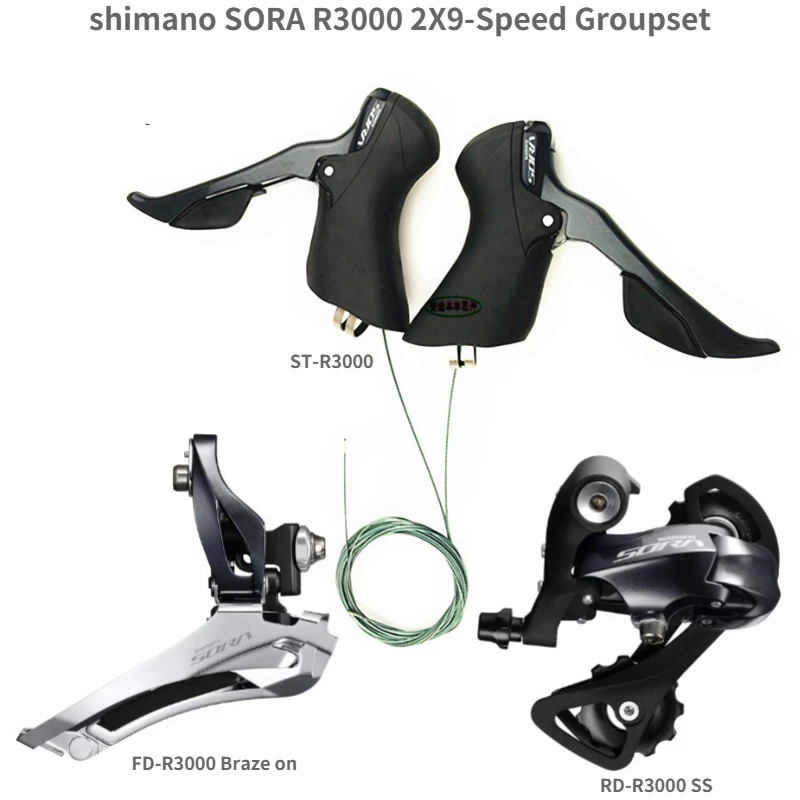 【美品】 SHIMANO SORA ST-R3000 Shimano SORA R3000 – Deluxebike