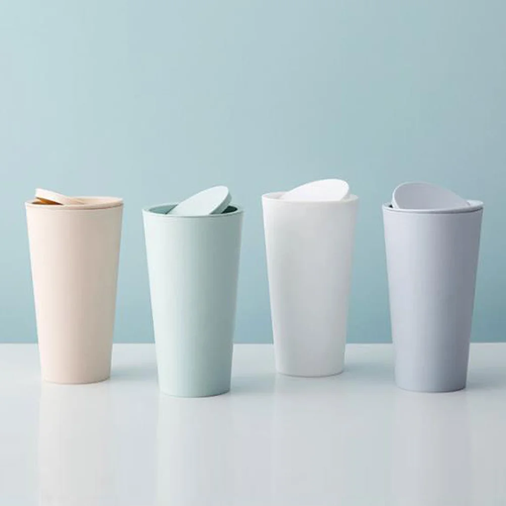 

2pcs Car Trash Bin Durable Anti-Slip With Lid For Cars Suvs Trucks Mini Garbage Storage Box Vehicle Organizer