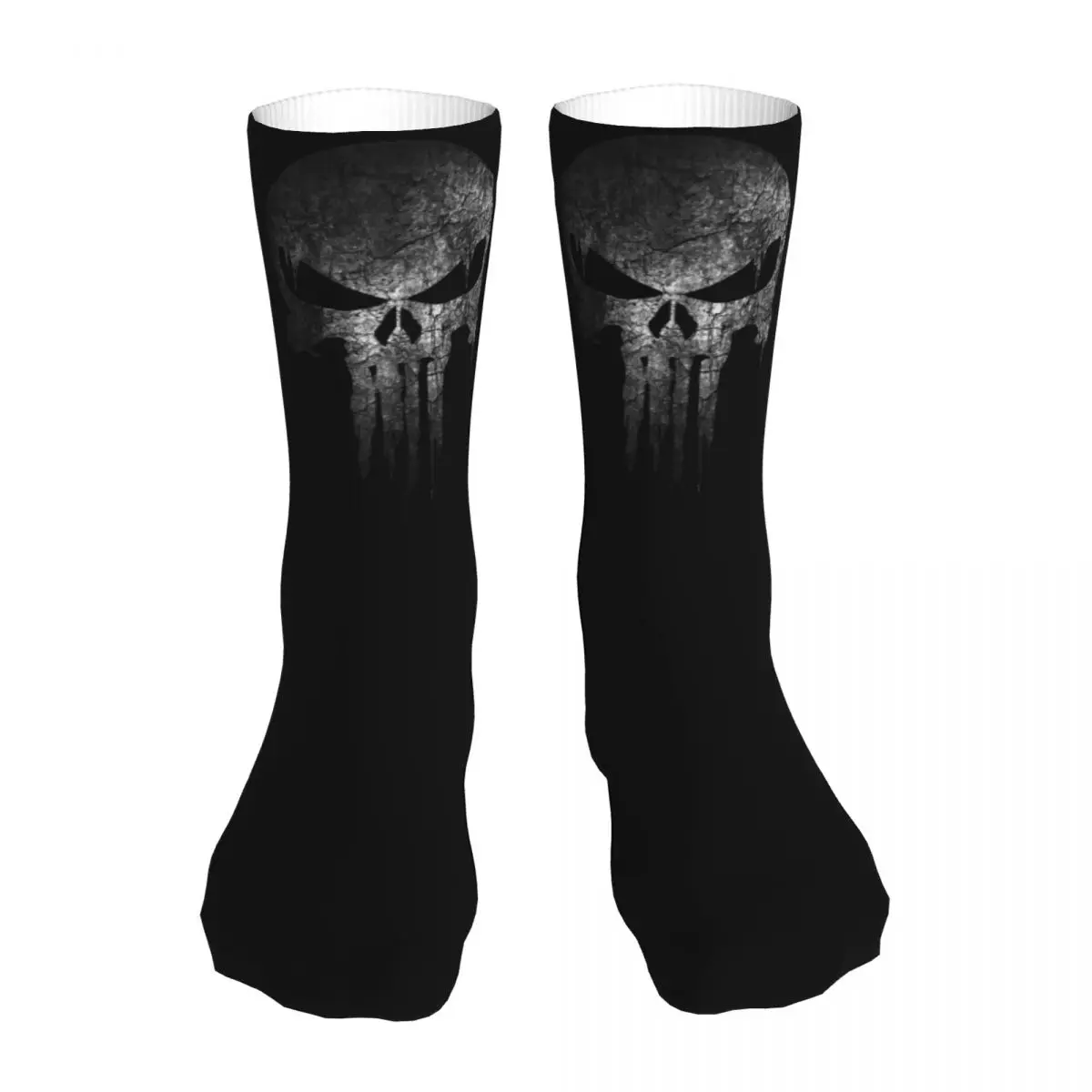 New Socks Men's Women's Casual Punisher Socks Graphic Socks Spring Summer Autumn Winter