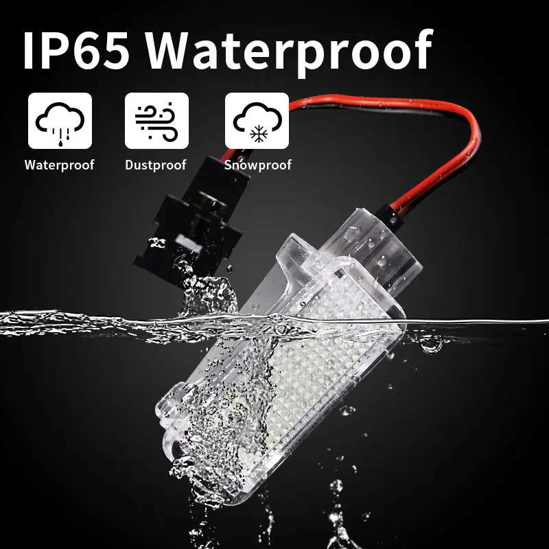 2x Bright White LED Trunk Boot Luggage Compartment Light Lamp For Skoda Octavia Fabia Superb Roomster Kodiaq - Image 4