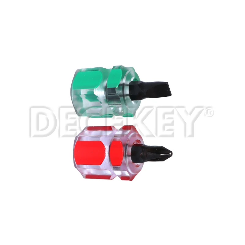 1Pcs Screwdriver Kit Set Mini Small Portable Radish Head Screw Driver Transparent Handle Repair Hand Tools Precision Car Repair