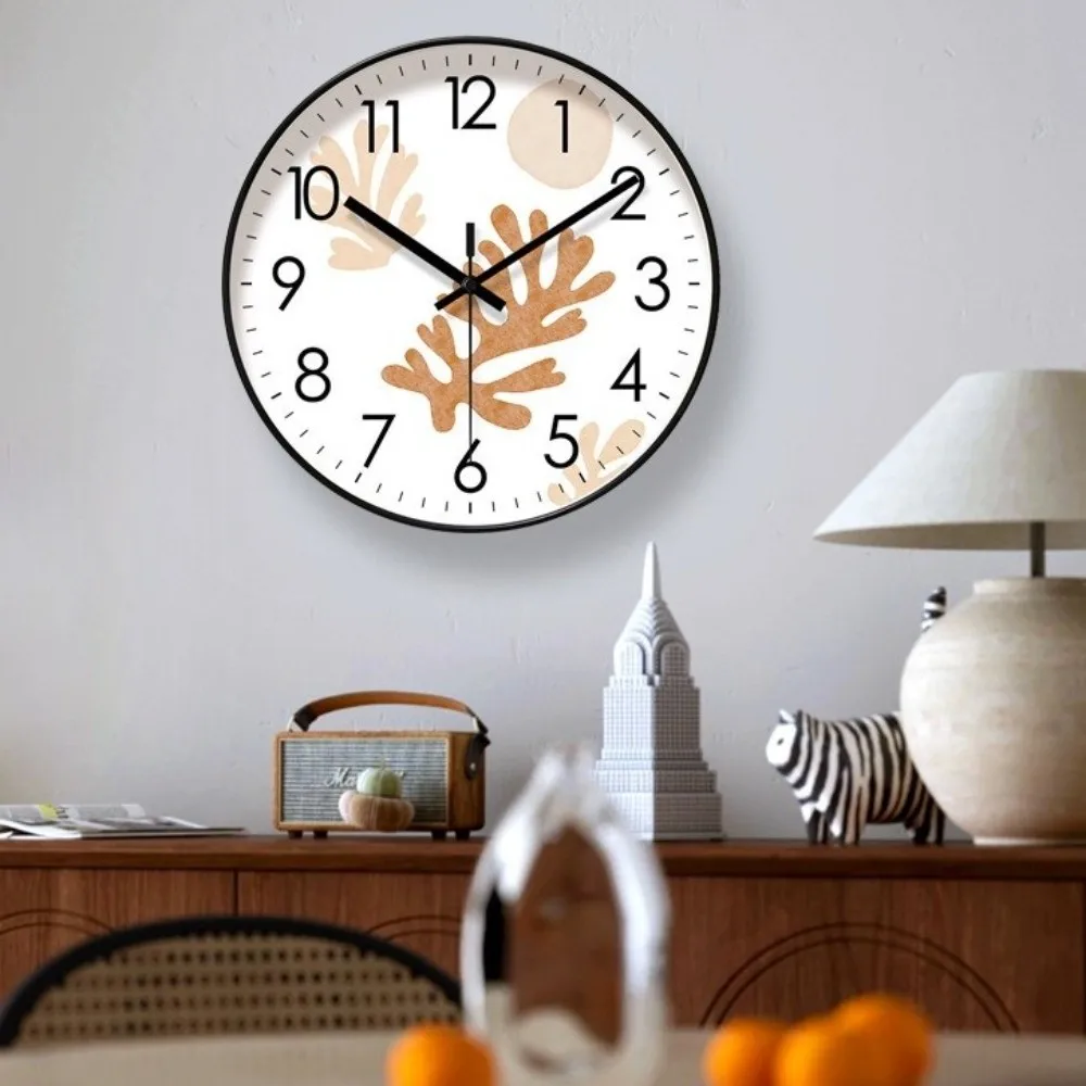 

Modern Decor 10/12/14 Inch Wall Hung Clock Nordic Style Non-ticking Hanging Clock Simple Silent Wall Clock Kitchen