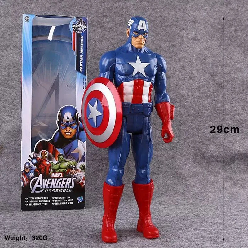 2025 Hot 30cm Marvel Figure Avengers Endgame Captain Justice Sound Led Light Super Hero Dolls Pvc Action Figure Model Fans Toy - view 2