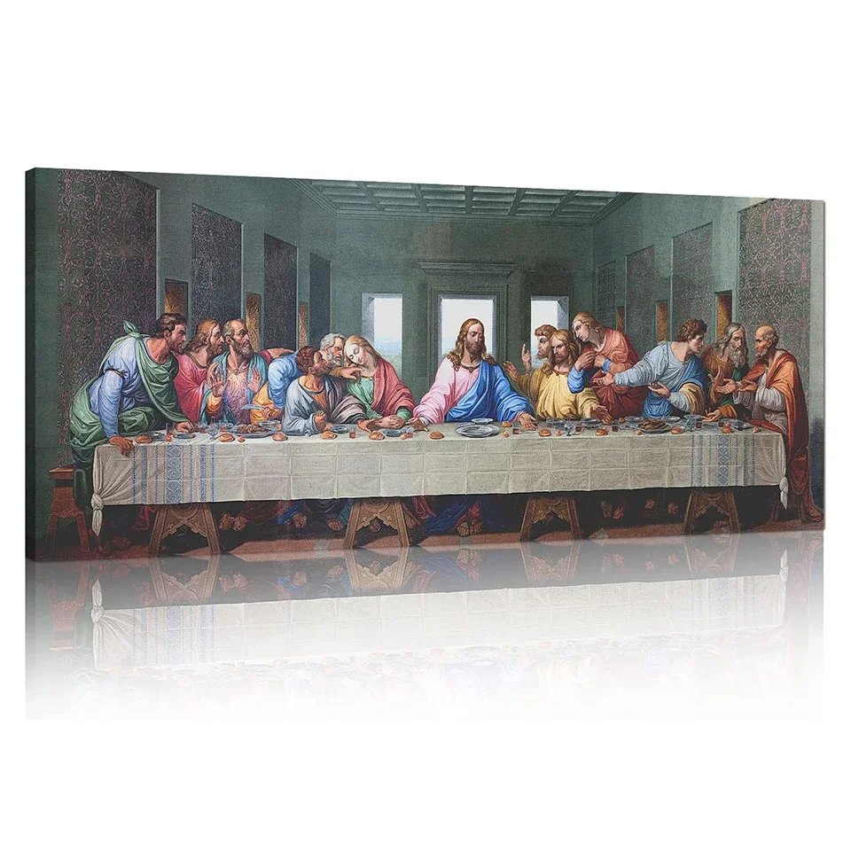 

Алмазная живопись Last Supper, современные украшения для гостиной, классические картины с Иисусом Христа, полноразмерная круглая Алмазная мозаика