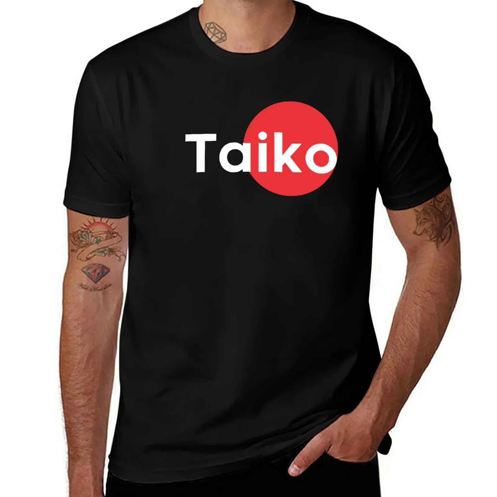 Taiko Rising T-Shirt sports fans summer shirt cotton graphic tees mens clothing