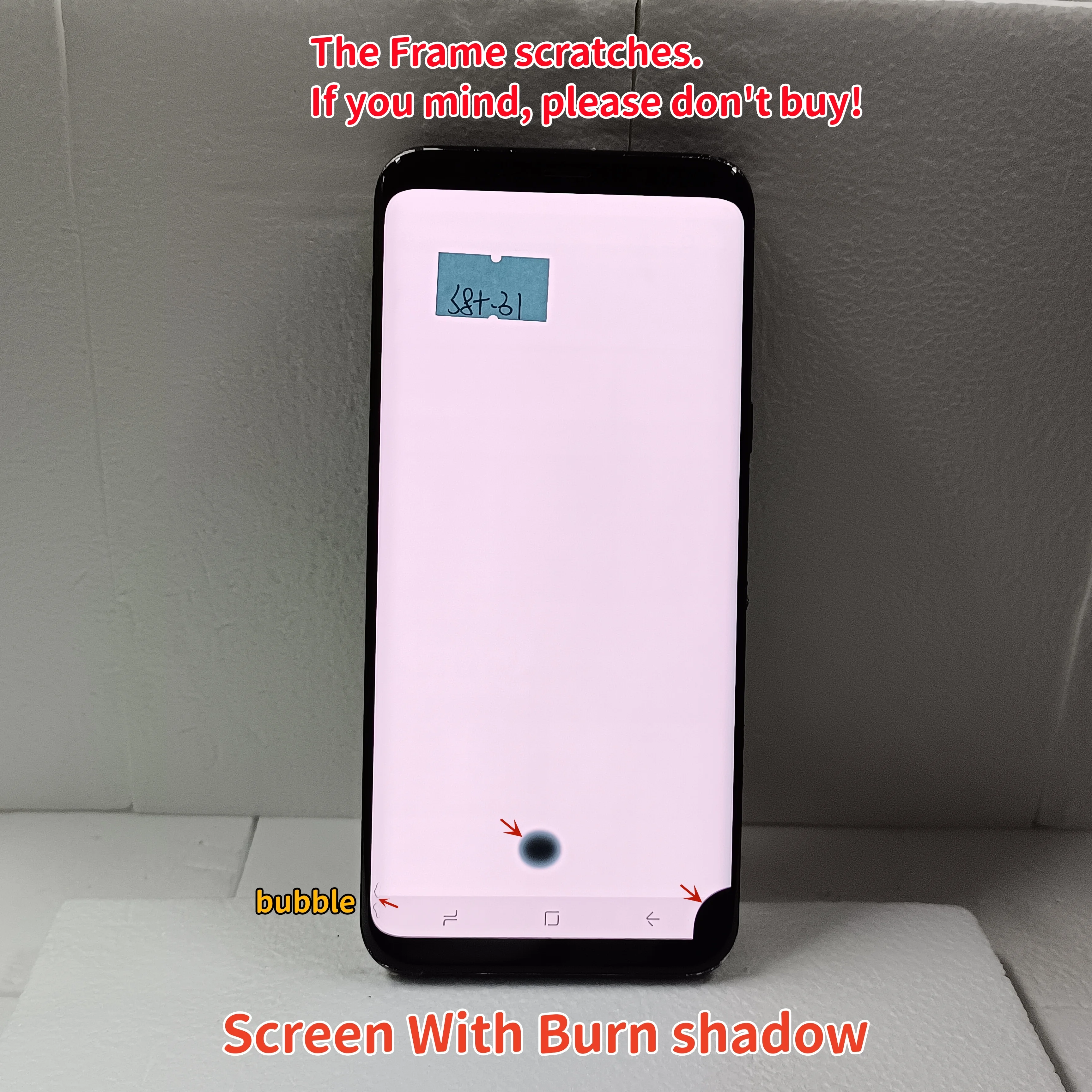 AMOLED Screen For Samsung Galaxy S8 Plus LCD SM-G955 G9550 G955F/DS Lcd Display Digital Touch Screen Replacemen With defects