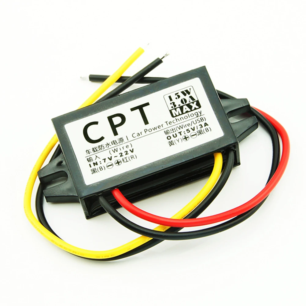تيار مستمر تنحى الطاقة 12 فولت 1A 2A 3A 5A محول باك منظم محول الجهد لملحقات إلكترونيات السيارات