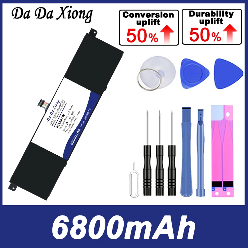 

DaDaXiong High Quality R13B01W R13B02W Replace Battery For Xiaomi Mi Air 13.3" Series Tablet PC 39WH + Tool Kit