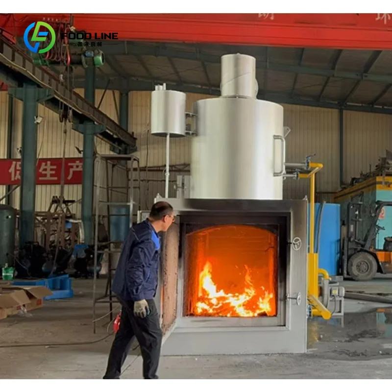 Customized Industrial Smokeless Waste Incinerator for Domestic Garbage Animal Carcass Disposal