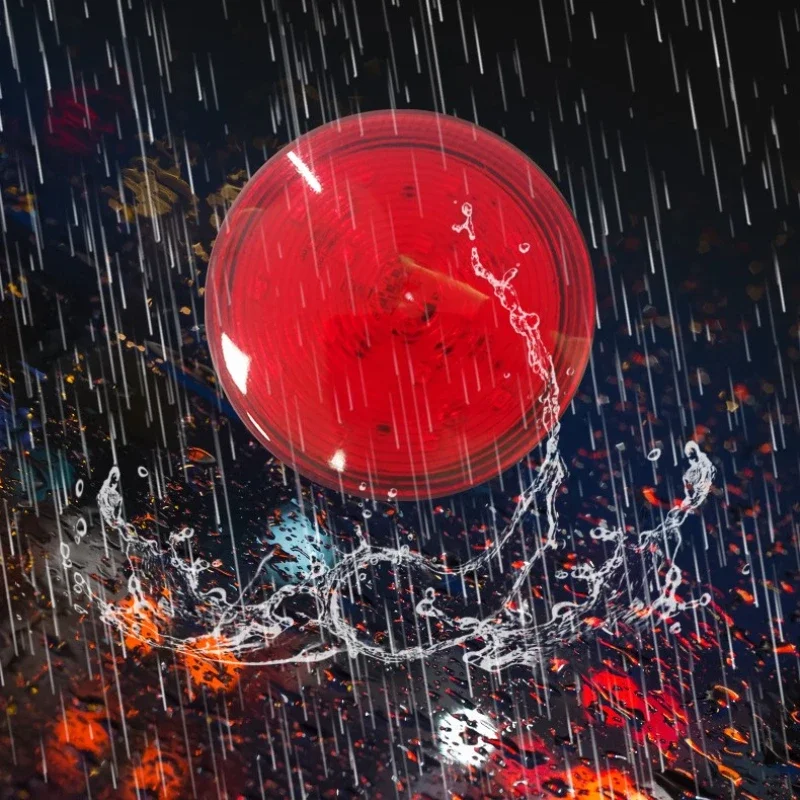 Luz de advertencia estroboscópica, luz de sonido de 105dB, luz de alarma DC12V/DC24V, baliza intermitente, lámpara indicadora Led para sistema de seguridad