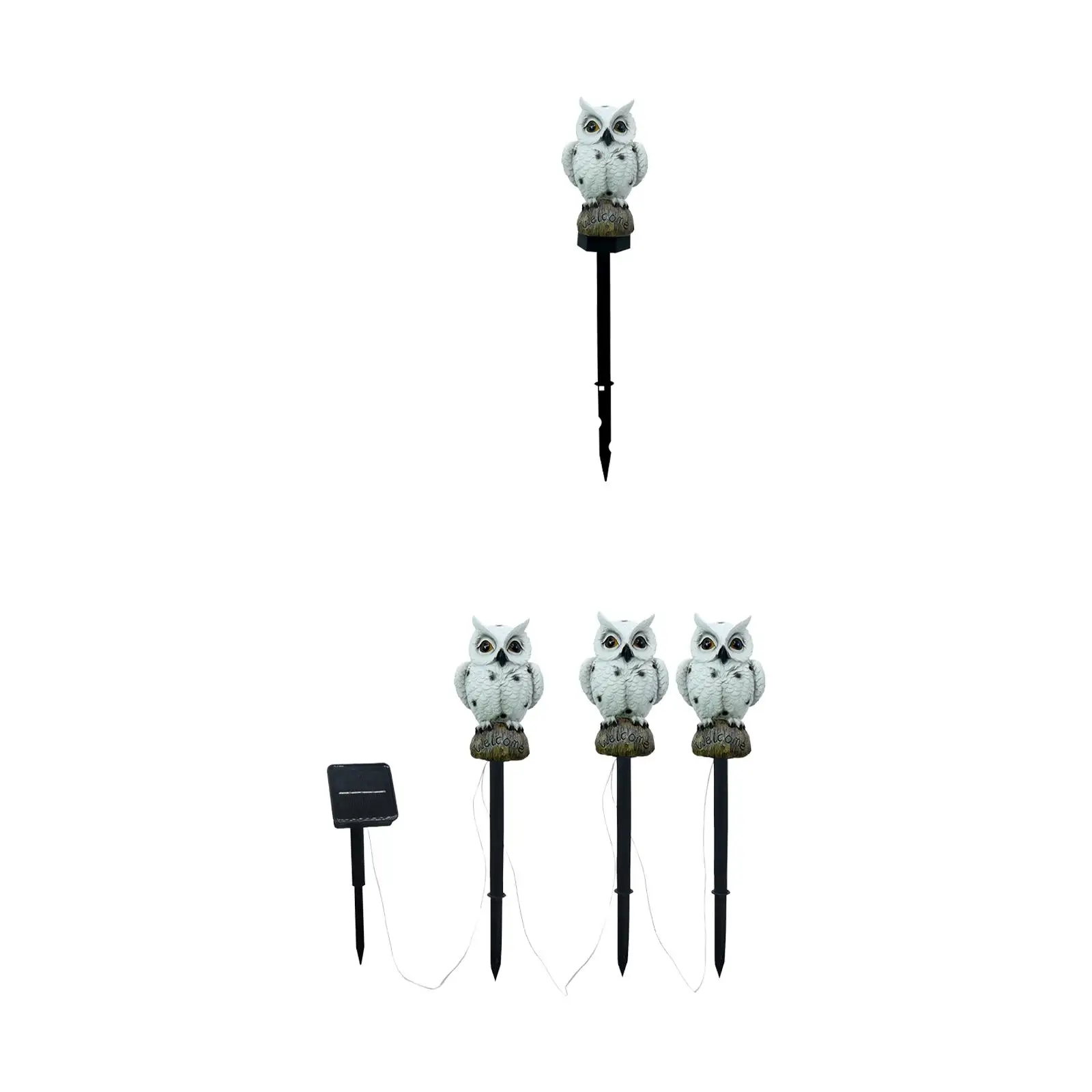 LED Solar Garden Lights Outdoor Outside Porch Animal Ornament Decorations