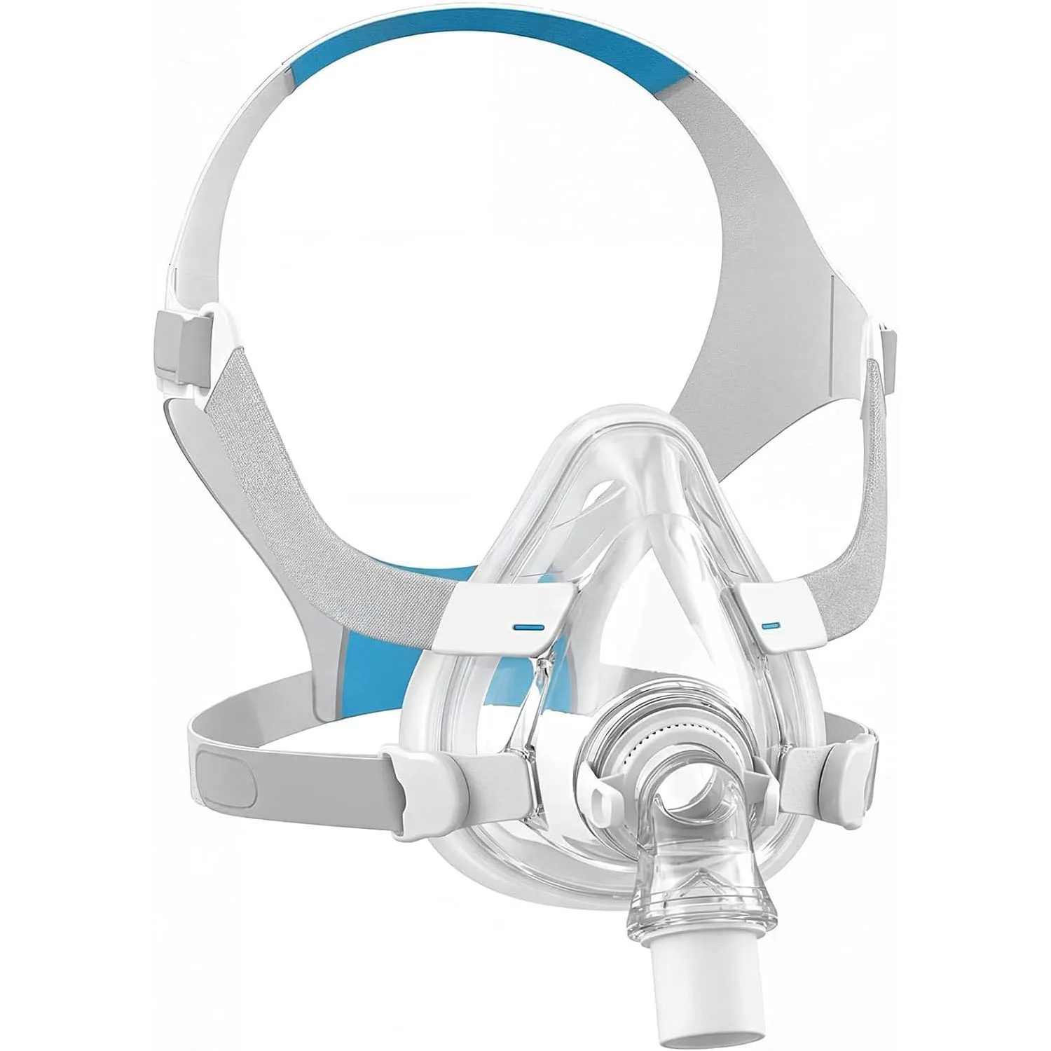 Replacement AirFit F20 CPAP Full Face Mask Assembly Set, Includes Cushion Headgear Frame Elbow Connector & Clips Sleep Accessory
