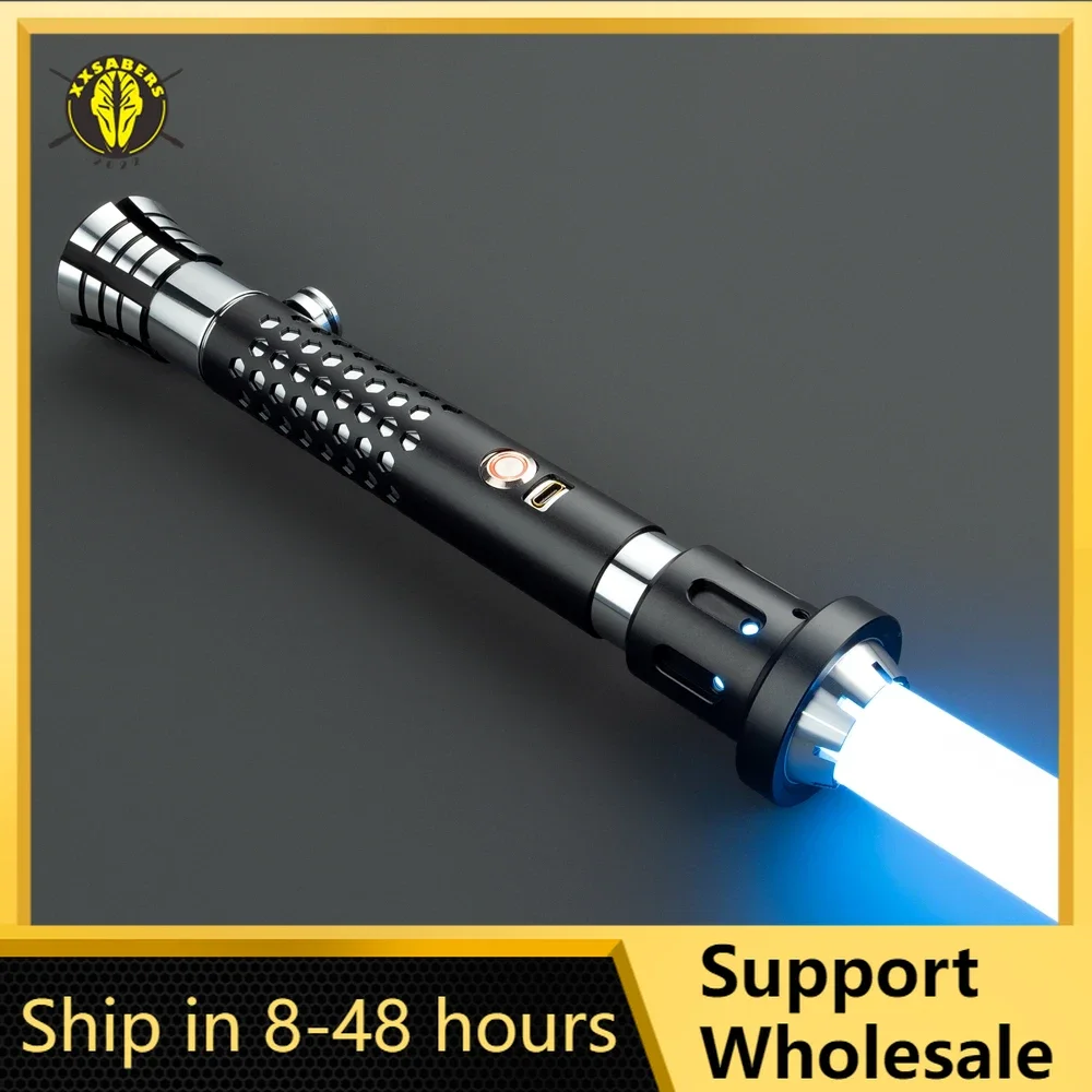 Lightsaber Neopixel Jedi Laser Sword Metal Hilt Heavy Dueling Sensitive Smooth Infinite Changing Hitting Sound LTG Light Saber